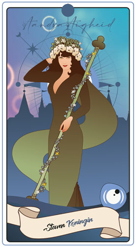 tarot Toverstaf Koningin